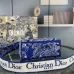 Dior Lady D - Lite Bag With Blue Toile De Jouy Print And Branded Strap size:24×20×11cm #A53708