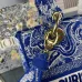 Dior Lady D - Lite Bag With Blue Toile De Jouy Print And Branded Strap size:24×20×11cm #A53708