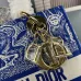 Dior Lady D - Lite Bag With Blue Toile De Jouy Print And Branded Strap size:24×20×11cm #A53708
