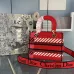 Dior Lady D - Lite Bag With Floral Embroidery And Branded Strap size:24×20×11cm #A53711