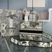 Dior Lady D - Lite Bag With Floral Embroidery And Branded Strap size:24×20×11cm #A53711