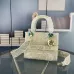 Dior Lady D - Lite Bag With Intricate Pattern And Branded Accents size:24×20×11cm #A53712