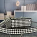 Dior Lady D - Lite Bag With Houndstooth Print And Branded Strap size:24×20×11cm #A53713