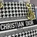 Dior Lady D - Lite Bag With Houndstooth Print And Branded Strap size:24×20×11cm #A53713