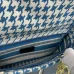 Dior Lady D - Lite Bag With Houndstooth Print And Branded Strap size:24×20×11cm #A53713