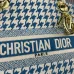 Dior Lady D - Lite Bag With Houndstooth Print And Branded Strap size:24×20×11cm #A53713