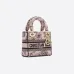 Dior Lady D - Lite Bag With Floral Jacquard And Branded Strap size:17×15×7cm #A53705