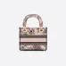 Dior Lady D - Lite Bag With Floral Jacquard And Branded Strap size:17×15×7cm #A53705