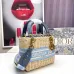 Dior Wicker Handbags With Branded Straps In Varied Colorways size:24×20×11cm #A53707