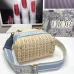 Dior Wicker Handbags With Branded Straps In Varied Colorways size:24×20×11cm #A53707