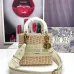 Dior Wicker Handbags With Branded Straps In Varied Colorways size:24×20×11cm #A53707