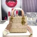 Dior Wicker Handbags With Branded Straps In Varied Colorways size:24×20×11cm #A53707