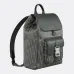 Dior Hit the Road Backpack with Flap – Anthracite Gray Oblique Jacquard &amp; Grained Calfskin  #A59161