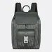 Dior Hit the Road Backpack with Flap – Anthracite Gray Oblique Jacquard &amp; Grained Calfskin  #A59161