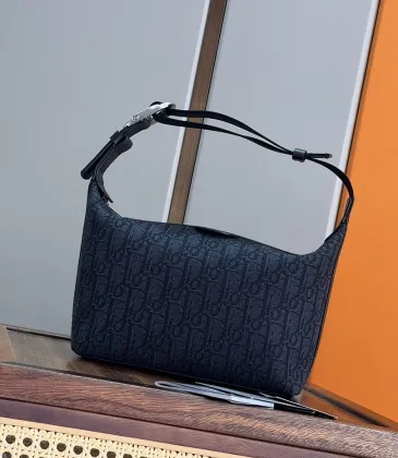 Dior Jett Oblique Jacquard Shoulder Bag CD Logo Adjustable Strap Mini Handbag #A65967 Dior Jett Oblique Jacquard Shoulder Bag CD Logo Adjustable Strap Mini Handbag #A65967