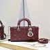 Dior Lady D-Joy Handbag Wine #A57295