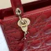 Dior Lady Handbags Black/Wine/Red/White #A57293