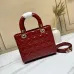Dior Lady Handbags Black/Wine/Red/White #A57293