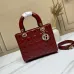 Dior Lady Handbags Black/Wine/Red/White #A57293