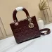Dior Lady Handbags Black/Wine/Red/White #A57293