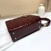 Dior Lady Handbags Black/Wine/Red/White #A57293