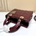 Dior Lady Handbags Black/Wine/Red/White #A57293