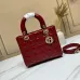 Dior Lady Handbags Black/Wine/Red/White #A57293