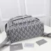 Dior Gray Patterned Backpack With Functional Pockets And Adjustable Straps size:43×51×20cm #A54103