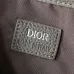 Dior Men's Grey Embossed Leather Backpack with Signature Hardware - Luxury Fashion for Urban &amp; Travel Essentials A205 #A57316