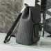 Dior Men's Grey Oblique Canvas &amp; Grained Leather Backpack - Stylish Luxury for Daily &amp; Travel Use H870 #A57315