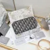 Dior Zip - Around Wallet In Signature Oblique Pattern With Luxurious Packaging #A50109