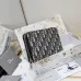Dior Zip - Around Wallet In Signature Oblique Pattern With Luxurious Packaging #A50109