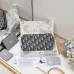 Dior Zip - Around Wallet In Signature Oblique Pattern With Luxurious Packaging #A50109