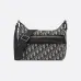 Dior Oblique Pattern Hobo Bag With Leather Accent For Timeless Chic size:25×22×9cm #A54064