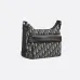 Dior Oblique Pattern Hobo Bag With Leather Accent For Timeless Chic size:25×22×9cm #A54064