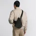 Dior Embossed Pattern Saddle Bags In Black And Gray For Sophisticated Accessorizing #A50069