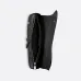 Dior Embossed Pattern Saddle Bags In Black And Gray For Sophisticated Accessorizing #A50069