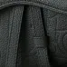 Dior Embossed Pattern Saddle Bags In Black And Gray For Sophisticated Accessorizing #A50069