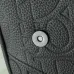Dior Embossed Pattern Saddle Bags In Black And Gray For Sophisticated Accessorizing #A50069