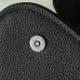 Dior Embossed Pattern Saddle Bags In Black And Gray For Sophisticated Accessorizing #A50069