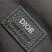 Dior Black Leather Saddle Bag With Floral Accent And Adjustable Strap For Chic Styling #A50070