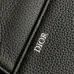 Dior Black Leather Saddle Bag With Floral Accent And Adjustable Strap For Chic Styling #A50070