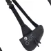 Dior Black Leather Saddle Bag With Floral Accent And Adjustable Strap For Chic Styling #A50070