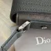 Dior Saddle Messenger Bag – Anthracite Gray Oblique Jacquard &amp; Grained Calfskin with Signature Aluminum Buckle #A59163