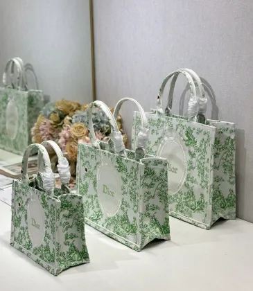 Dior Toile de Jouy Garden Embroidery Canvas Book Tote Bag #A65913 Dior Toile de Jouy Garden Embroidery Canvas Book Tote Bag #A65913