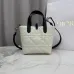 Dior Toujours Cannage Tote Bag M2835 White 18.5x18.5x12cm #A62939