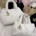 Dior  Toujours Tote Bag Featuring Signature Cannage Quilting And Gold Charms #A60354