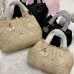 Dior  Toujours Tote Bag Featuring Signature Cannage Quilting And Gold Charms #A60354