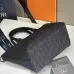 Dior Black Oblique Pattern Tote Bag With Dual Carrying Options  size:31×18×12cm #A54105