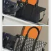 Dior Black Oblique Pattern Tote Bag With Dual Carrying Options  size:31×18×12cm #A54105